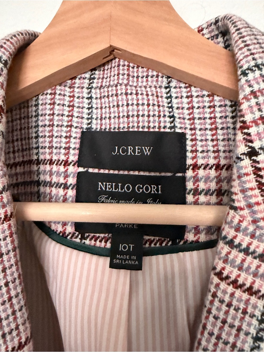 J CREW • nello gori parke plaid blazer - Picture 2 of 3